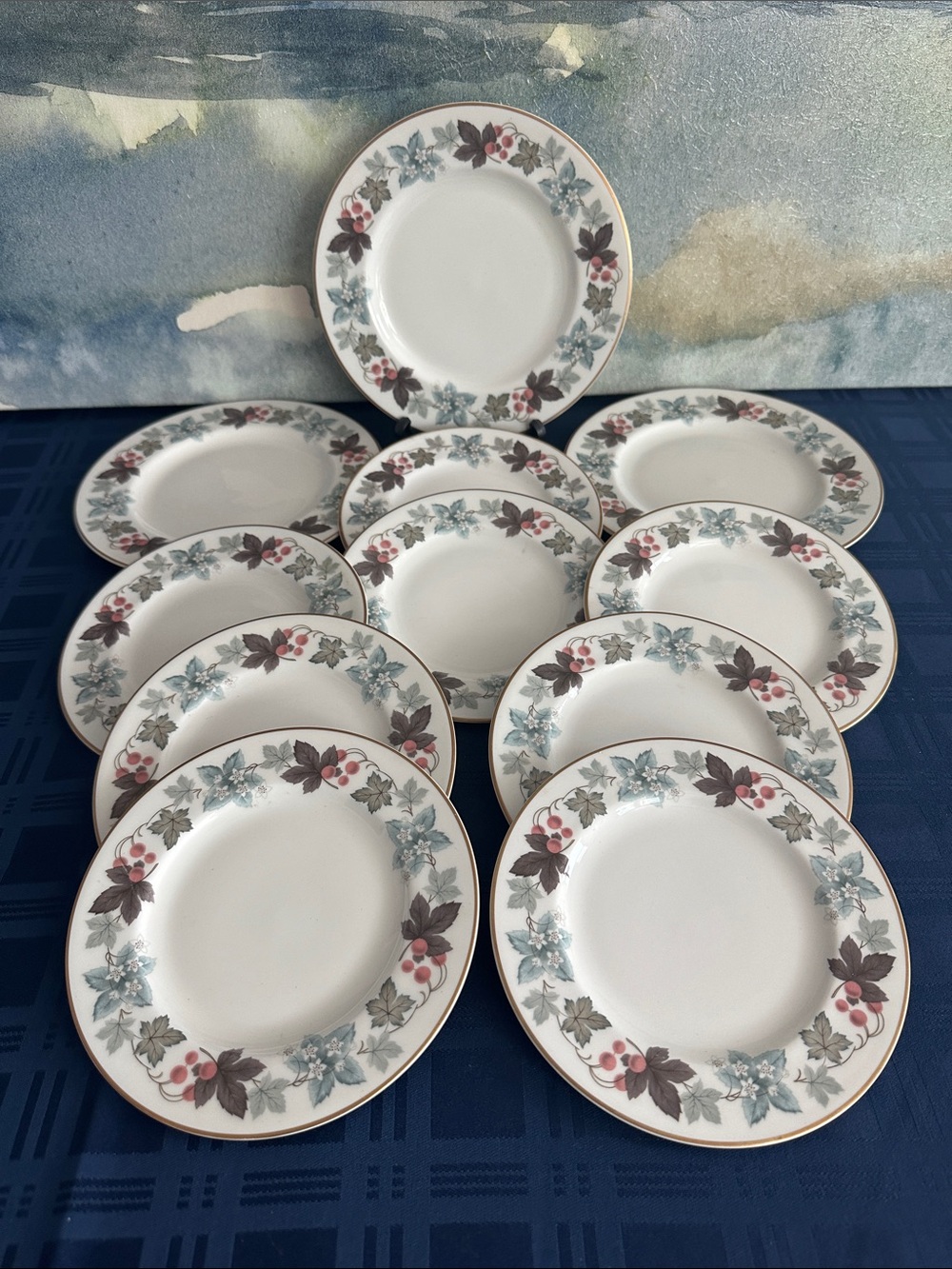 11 Royal Doulton Camelot Plates Fine China Porcelain Plates